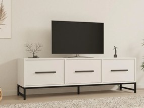 TV stolík/skrinka Babeno (biela) . Akcia -31%. Vlastná spoľahlivá doprava až k Vám domov. 1095452