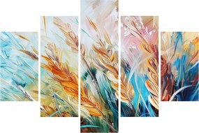 Obraz - Pšenica, abstrakcia (150x105 cm)