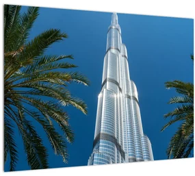 Sklenený obraz - Burj Khalifa (70x50 cm)