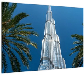 Sklenený obraz - Burj Khalifa (70x50 cm)