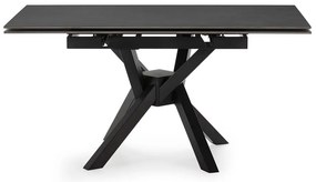 Rozkladací jedálenský stôl s prídavnou doskou s doskou z kameňa 90x150 cm Arlene – Marckeric