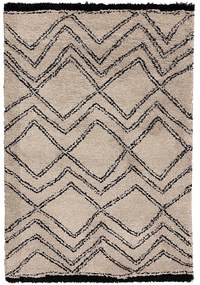 Koberec Royal Nomadic sand/black 120x170cm