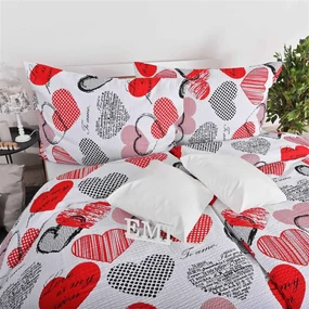 Obliečky krepové Daisy EMI: Štandardný set jednolôžko obsahuje 1x 140x200 + 1x 70x90