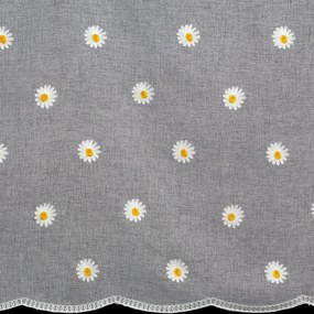 ZÁCLONA NA PÚTKACH BELLIS 350X145 CM KVETY