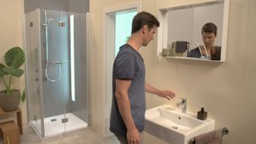 Hansgrohe Logis, páková umývadlová batéria 100, s odtokovou súpravou, chrómová, HAN-71100000