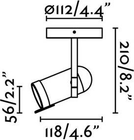 Faro 43531 - Bodové svietidlo ORLEANS 1xGU10/8W/230V strieborná/čierna