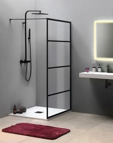 Gelco Gelco, CURE BLACK sprchová zástena 1100 mm, číre sklo, CB110