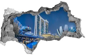 Nálepka fototapeta 3D na stenu Singapur v noci nd-b-63023260