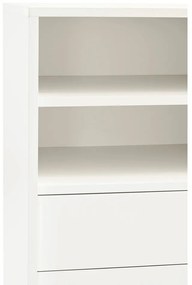 Béžovo-krémová vysoká komoda s posuvnými dverami 120x140 cm Nube – Teulat