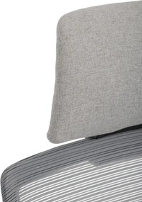 Kancelárska stolička sivá KA-V3329 GREY
