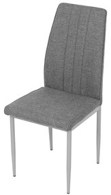 Sada jedálenských stoličiek DCL-379 GREY2, 4 ks