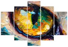 Obraz - Maľba mačacieho oka (150x105 cm)