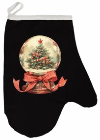 Vianočná kuchynská rukavica Gloria EMI, červená