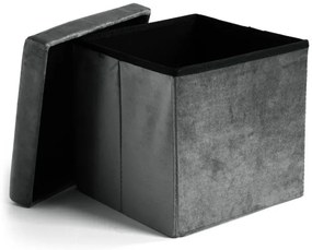 Úložná taburetka DIEGO L grafitová