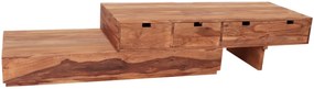 furniture-nabytek.cz - Masívny tv stolík z dreva palisander 260x40x60