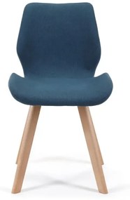 Látková čalúnená stolička GRETA Námornícka modrá