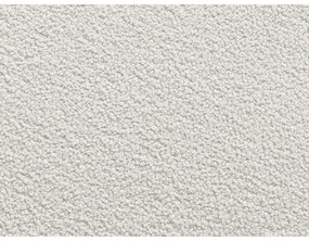 Biela podnožka z textílie buklé Leonore – Bobochic Paris