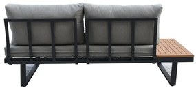 Autronic BONTEC Záhradná zostava, hliník, polywood, sivá, AZS-G1924 GREY Farba: Šedá