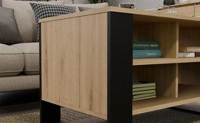 Konferenčný stolík LAWA Modern 4P Slim II dub artisan/čierny