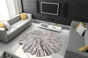 Koberec TINE 75317B Abstrakcia -  sivý / svetlo sivý