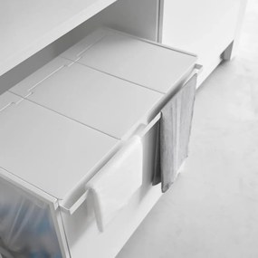 Biely kovový odpadkový kôš na triedený odpad Tower – YAMAZAKI