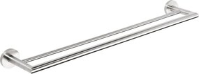 Sapho Sapho, X-STEEL držiak na uteráky dvojitý 655mm, brúsená nerez, XS403