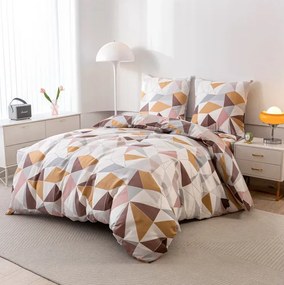 Obliečky z mikrovlákna TRIANGO vzorované Rozmer obliečky: 2 ks 70 x 80 cm | 160 x 200 cm