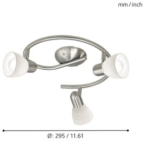 EGLO 88475 - Bodové svietidlo DAKAR 1 3xE14/40W