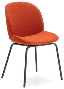 Oranžové jedálenské stoličky v súprave 2 ks Vicky – Marckeric