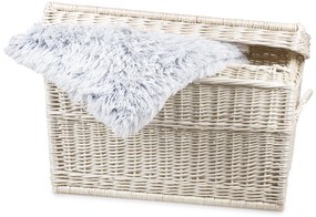 Truhla prútená bielená Marinero IV.š. 60x hl. 39 x v. 39(cm)