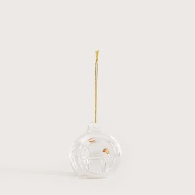 Závesná vianočná dekorácia GLARS so sobom 757495