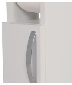 Skrinka s držiakom toaletného papiera STAR 65x15 cm biela