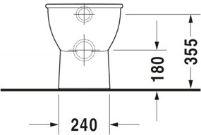 DURAVIT Darling New samostatne stojace WC kapotované s hlbokým splachovaním, 370 x 570 x 400 mm, biela, s povrchom HygieneGlaze, 2139092000