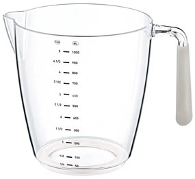 Plastová odmerka 1 l svetlobéžová