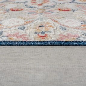 Flair Rugs, Behúň Plaza Mabel Navy – na von aj na doma, 80x230, viacfarebná, chodba / predsieň