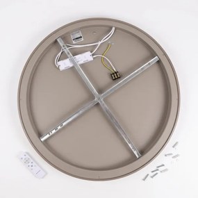 BRILAGI - LED stmievateľné stropné svietidlo FALCON II LED/108W/230V pr. 80 cm béžové + diaľkové ovládanie