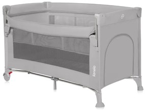 Lionelo - cestovná postieľka 3 v 1 ELLEN, betónovo sivá