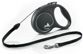Flexi Samonavíjacie vodítko Black Design S, 5 m, 12 kg