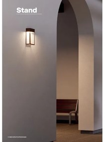 Redo 90604 - LED vonkajšie nástenné svietidlo STAND LED/20W/230V IP65 hnedé