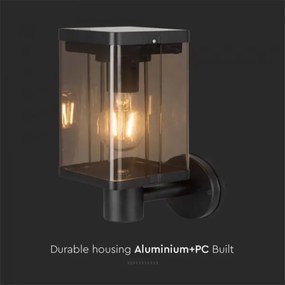 LED vonkajšie solárne nástenné svietidlo so senzorom LED/2,5W/3,7V 3000K IP54