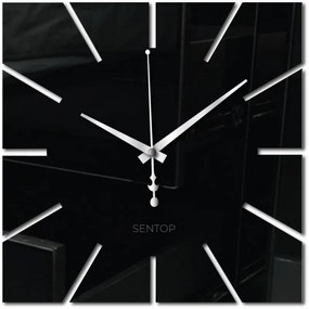 Nástenné hodiny minimalistický štvorcový dizajn | SENTOP X0099