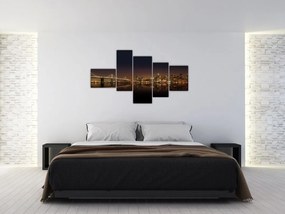 Obraz nočného mesta