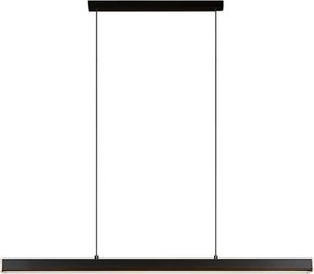 Toolight Toolight, LED závesné svietidlo 80cm, 15W, APP1447-CP, čierna matná, OSW-02391