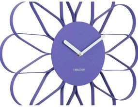 Karlsson 5975PU designové nástenné hodiny fialová, pr. 40 cm