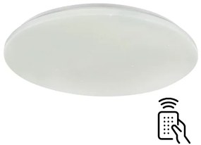 GLOBO 41338-60 PAYN stmievateľné stropné LED svietidlo 550 mm 60W/3800lm 3000-6500K IP20 biela s diaľkovým ovládaním,starlight efekt