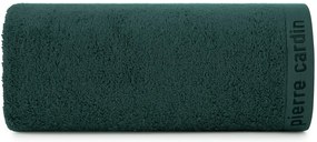 BAVLNENÝ UTERÁK PIERRE CARDIN EVI SADA 3KS 30X50 CM, 50X90 CM, 70X140 CM TMAVOZELENÁ
