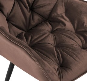 Stolička Tanna - zamat - Hnedá