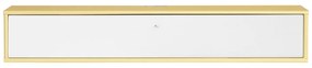 Svetložlto-biely TV stolík 133x22 cm Mistral – Hammel Furniture