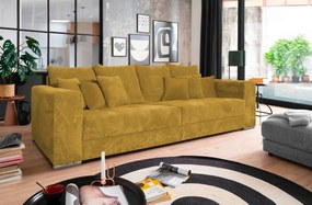 Pohovka Richard, horčicová žltá látka