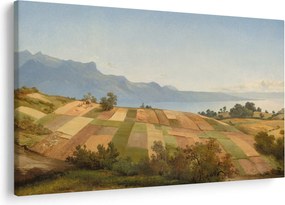 Obraz - Alexandre Calame, Swiss Landscape, reprodukcia (90x60 cm)